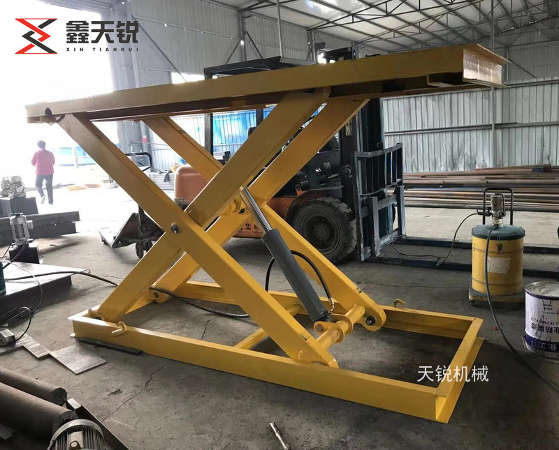 克孜勒苏单剪叉固定式液压升降机