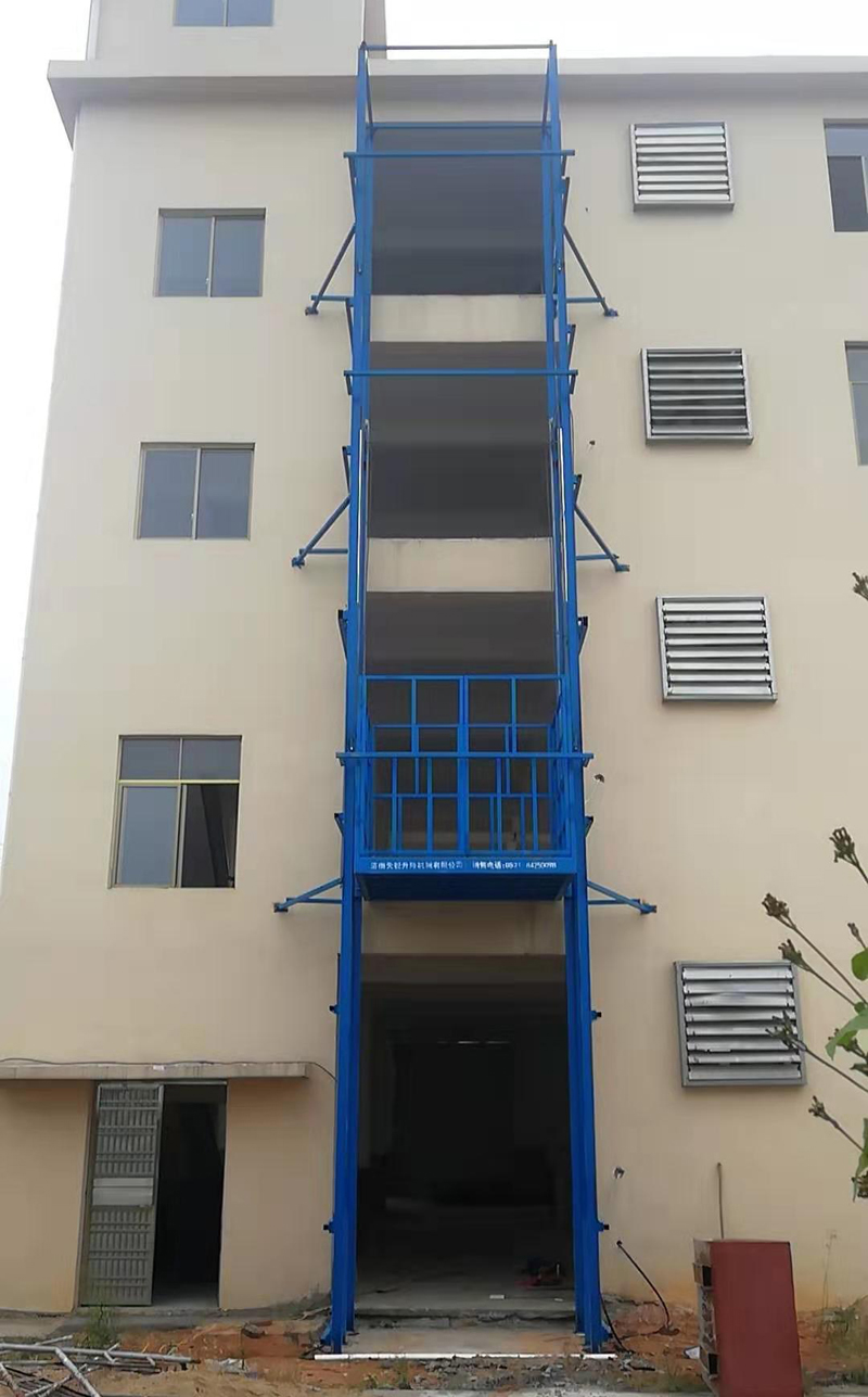 克孜勒苏室外导轨式升降平台